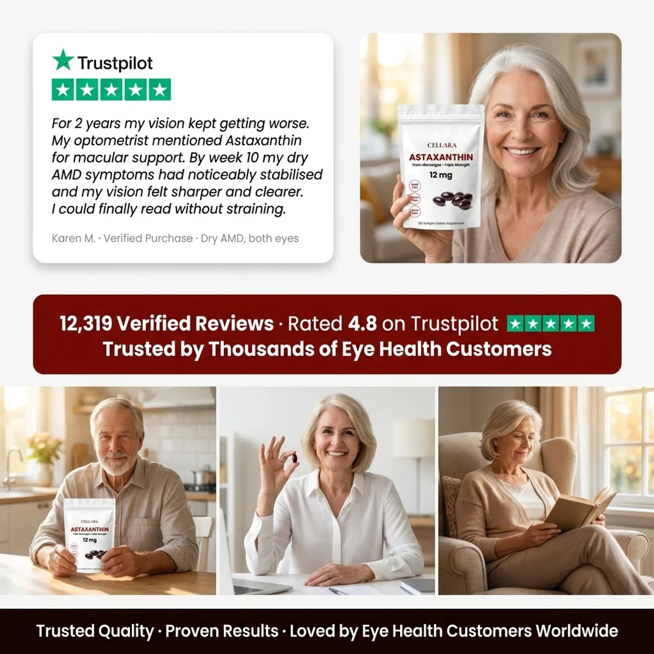 Astaxanthin 12mg Softgels