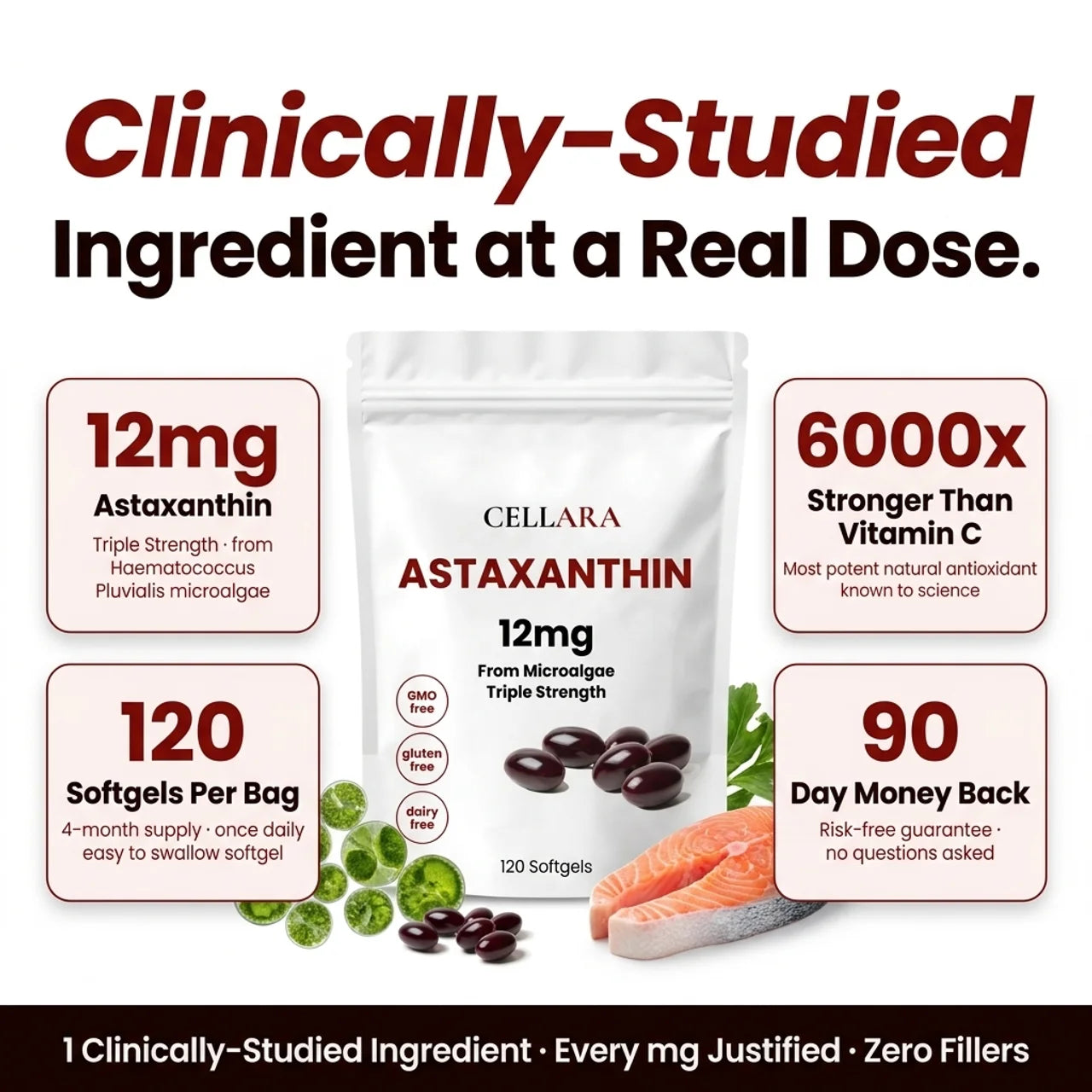 Astaxanthin 12mg Softgels